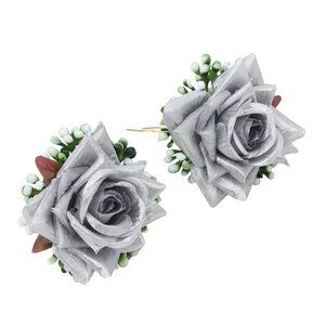Rose Flower Hair Accessory Floral Headpiece for Weddings Bridesmaids